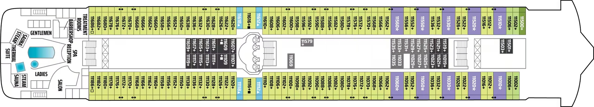 Deck 11 plan
